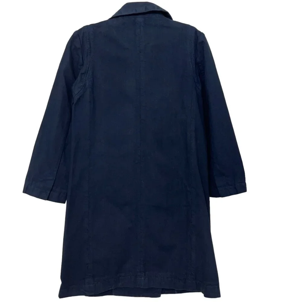 J. Crew Classic Twill Chino double breasted women's jacket size 0 - Picture 2 of 8